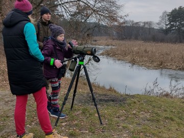 Zimowe Ptakoliczenie w Sulejowskim i Spalskim PK - 2023, <p>fot. Maciej Sobański.</p>