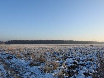 Powiew zimy w Spalskim PK, <p>Łąki pod Brzustowem</p>