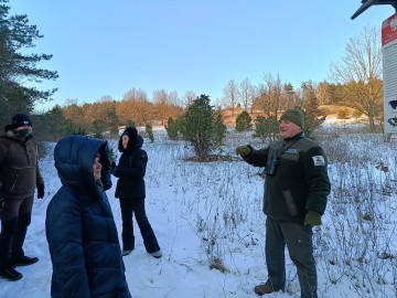 Spotkanie przewodnickie w Przedborskim Parku Krajobrazowym., 