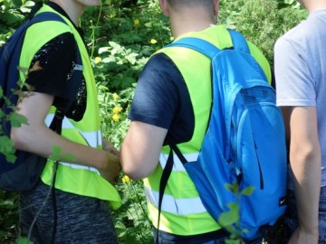 Rowerowy rajd przełajowy zielonym szlakiem pieszym 