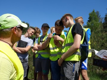 Rowerowy rajd przełajowy zielonym szlakiem pieszym 