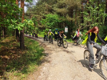 Rajd rowerowy z Publiczną Szkołą Podstawową w Przedborzu., 