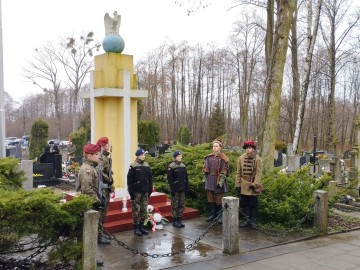 Uroczystości 160 rocznicy powstania styczniowego w Dobrej, 