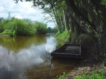 Płaskodenka na Warcie pod Łaszewem