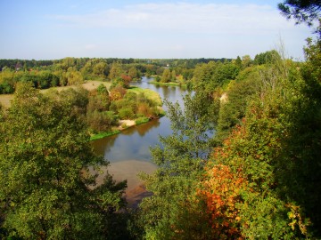 Widok z grodziska pod Konopnicą