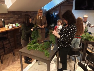 Warsztaty Bożonarodzeniowe w SP Burzenin 2025, 