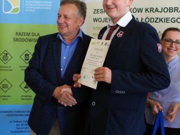 Rozdanie nagród dla laureatów finału okręgowego XXXIII OWE, 